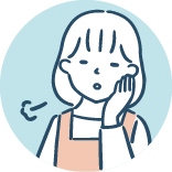 ため息をつくお母さまのアイコン